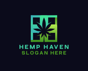 Cannabis Herbal Medicine logo design