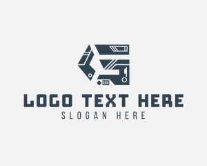 Lettermark - Mechanical Cyber Tech logo design