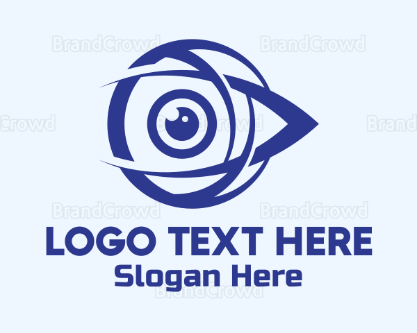 Blue Security Eye Logo