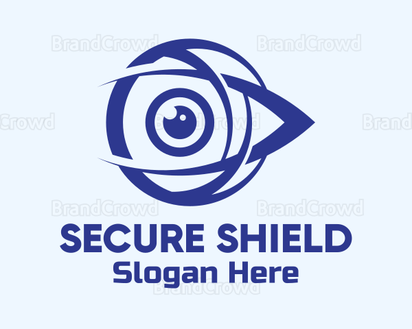 Blue Security Eye Logo