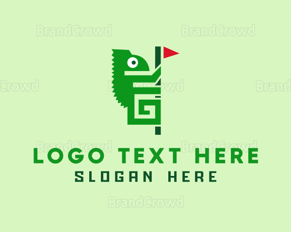 Green Chameleon Playground Logo