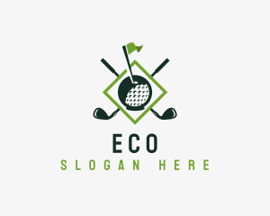 Golf Sports Tournament Logo