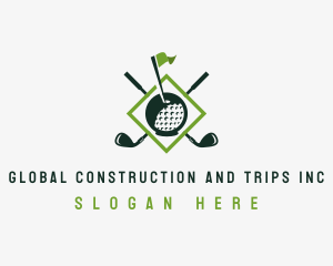 Golf Sports Tournament Logo