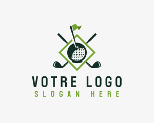 Golf Sports Tournament Logo