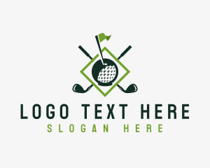 Golf Sports Tournament Logo