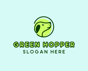 Green Dog Veterinary logo design