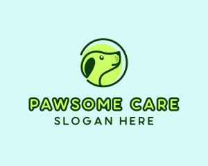 Green Dog Veterinary logo design