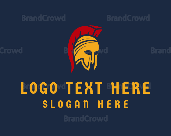 Spartan Helmet Gamer Logo