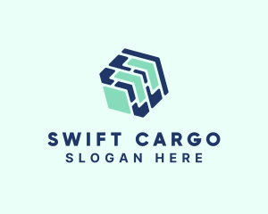 Shipping - Cargo Shipping Box logo design