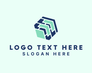 Logistics - Cargo Shipping Box logo design