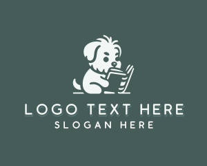 Animal Shih Tzu Book logo design