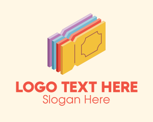 Colorful Coupon Tickets Logo