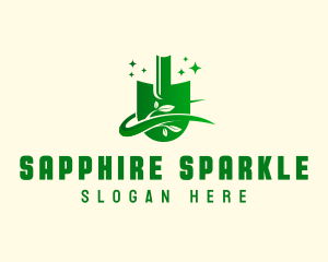 Sparkling Shovel Gardening logo design