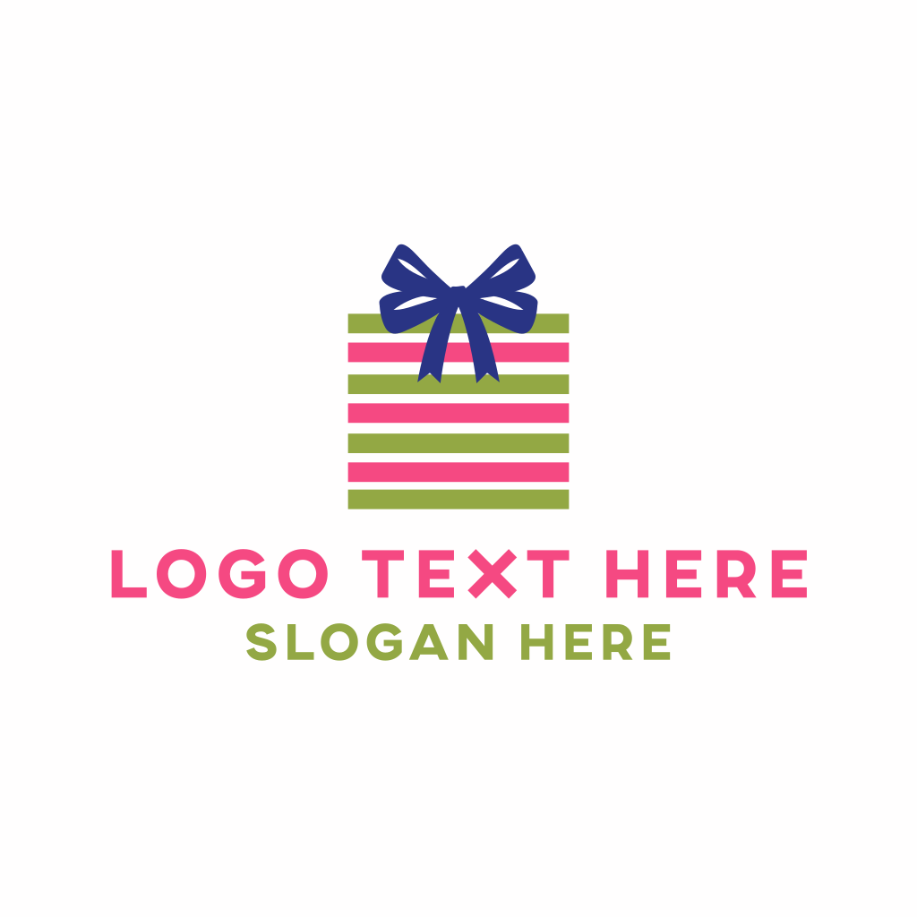 Ribbon Stripes Gift Logo | BrandCrowd Logo Maker