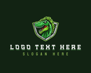 Allosaurus - Dinosaur Raptor Beast logo design