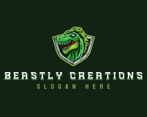 Dinosaur Raptor Beast logo design