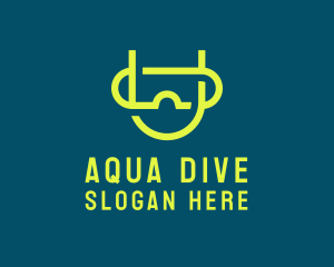 Scuba - Virtual Reality Goggles logo design