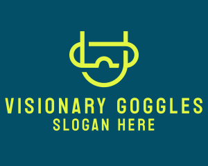 Goggles - Virtual Reality Goggles logo design