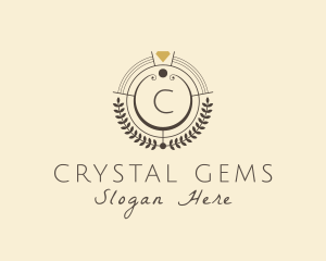 Jewelry Accessory Wreath Boutique  logo design