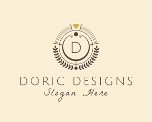 Jewelry Accessory Wreath Boutique  logo design