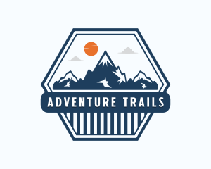 Alpine Mountain Adventure logo design