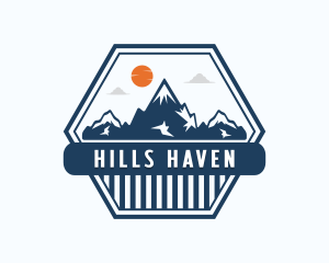 Alpine Mountain Adventure logo design