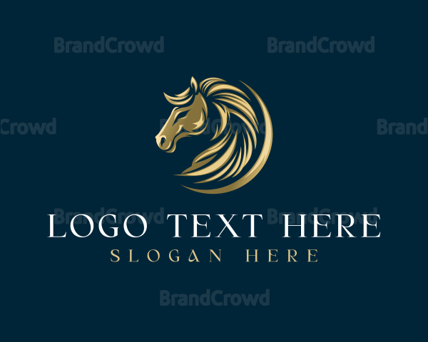 Luxury Equestrian Horse Logo