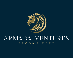 Luxury Equestrian Horse logo design