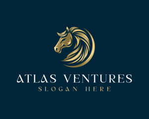 Luxury Equestrian Horse logo design