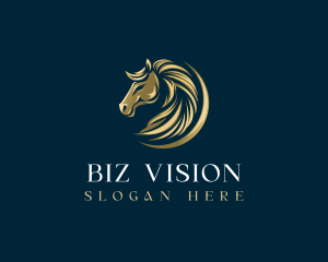 Luxury Equestrian Horse logo design