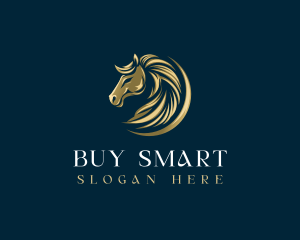 Luxury Equestrian Horse logo design