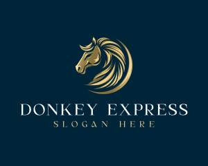 Luxury Equestrian Horse logo design