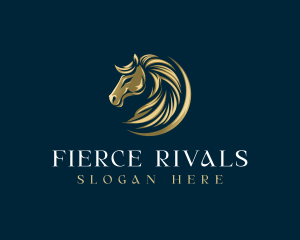 Luxury Equestrian Horse logo design