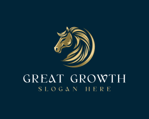 Luxury Equestrian Horse logo design