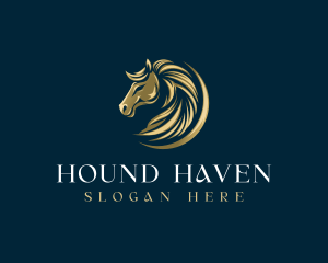 Luxury Equestrian Horse logo design