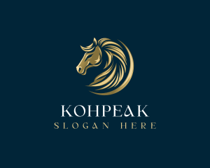 Luxury Equestrian Horse logo design