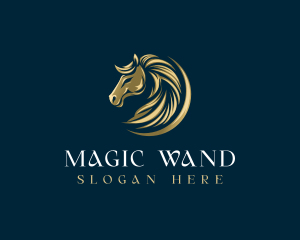 Luxury Equestrian Horse logo design