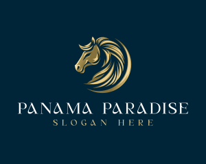 Luxury Equestrian Horse logo design