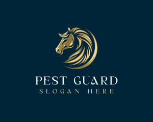 Luxury Equestrian Horse logo design