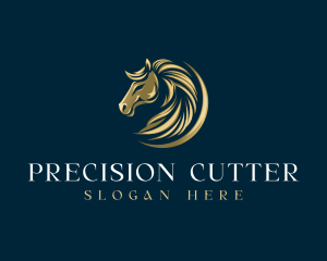 Luxury Equestrian Horse logo design