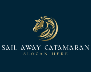 Luxury Equestrian Horse logo design