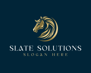 Luxury Equestrian Horse logo design