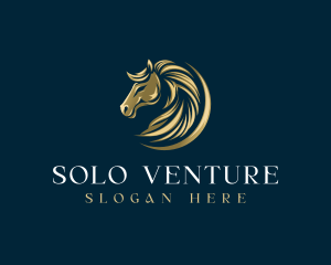 Luxury Equestrian Horse logo design