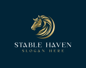 Horse - Luxury Equestrian Horse logo design