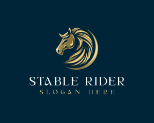 Horseman - Luxury Equestrian Horse logo design