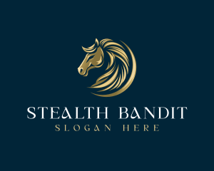 Luxury Equestrian Horse logo design