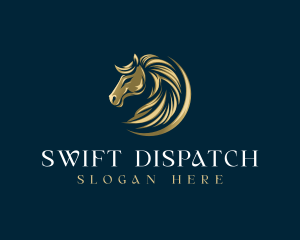 Luxury Equestrian Horse logo design