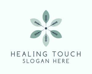 Acupuncturist - Leaf Acupuncture Therapy logo design