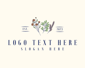 Perfume - Herbal Flower Garden logo design