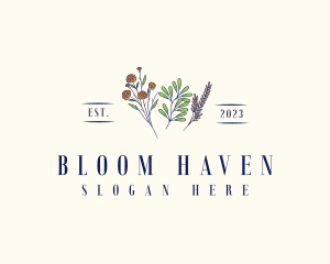 Herbal Flower Garden logo design